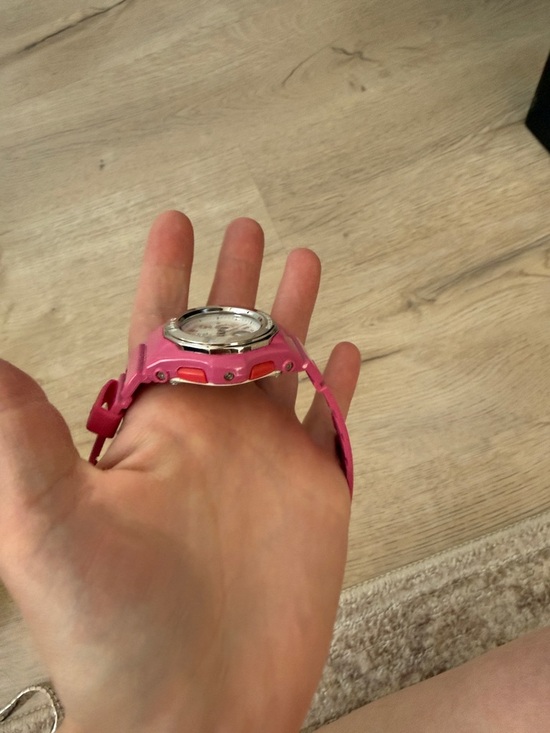 Casio Baby-G Pink Resin Watch with Silver Bezel main image 5